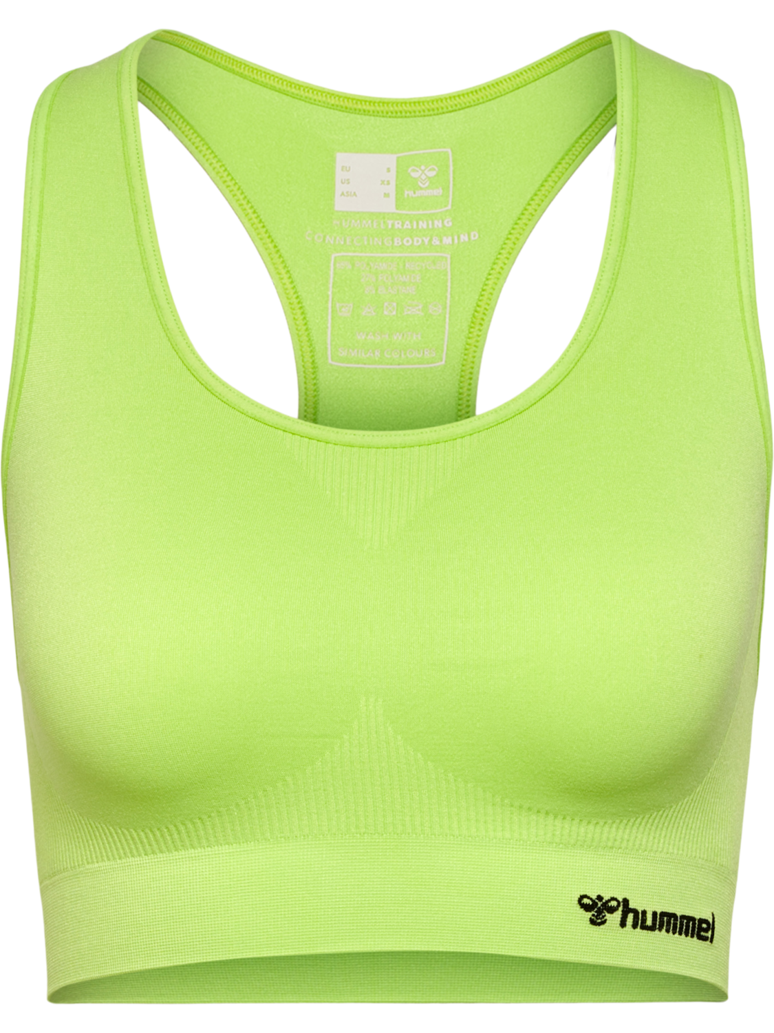 hmlTIF SEAMLESS SPORTS TOP, SHARP GREEN, packshot