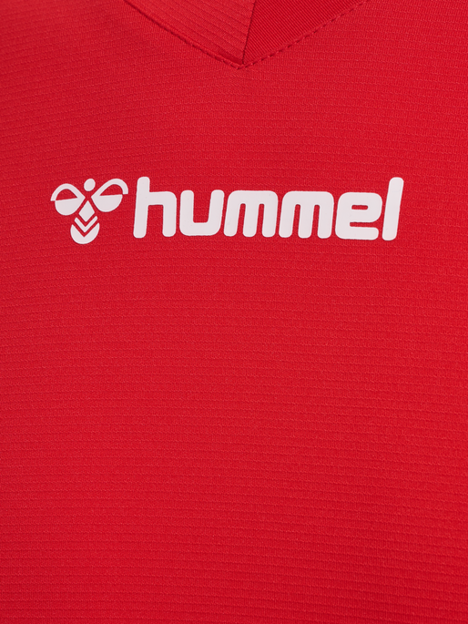 hmlBL ESSENTIAL TEE L/S, TRUE RED, packshot