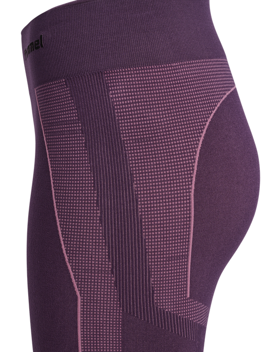 hmlMT POWER SEAMLESS MW TIGHTS, PLUM PERFECT, packshot