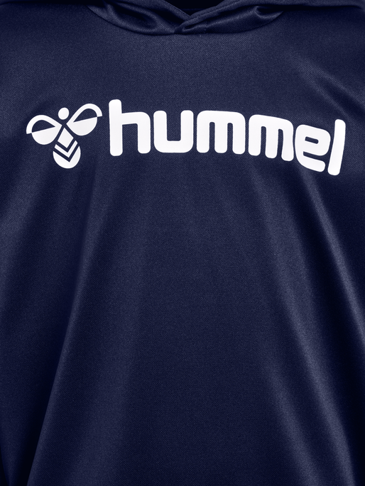 hmlLOGO HOODIE KIDS, MARINE, packshot