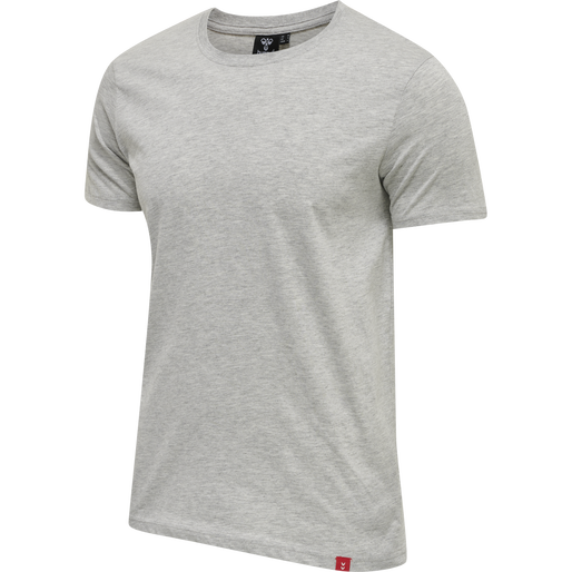 hmlLEGACY 2-PACK T-SHIRT, GREY MELANGE/BLUE NIGHTS, packshot