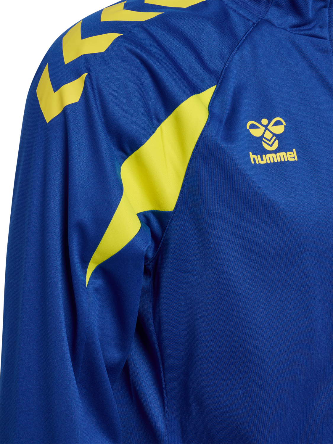 hmlCORE 2.0 TRACK ZIP JACKET, TRUE BLUE/BLAZING YELLOW, packshot