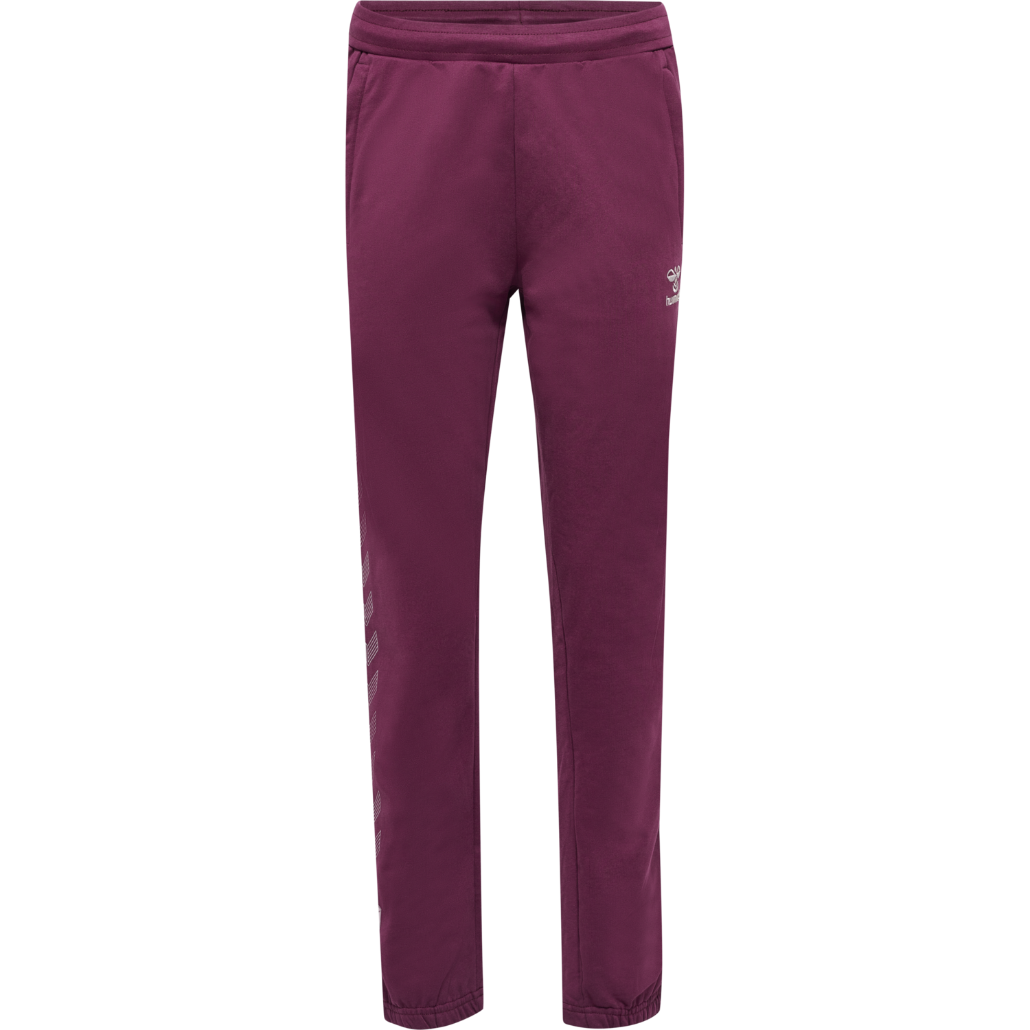 hmlMOVE GRID COTTON PANTS WOMAN, GRAPE WINE, packshot