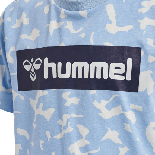 hmlCARTER T-SHIRT S/S, AIRY BLUE, packshot