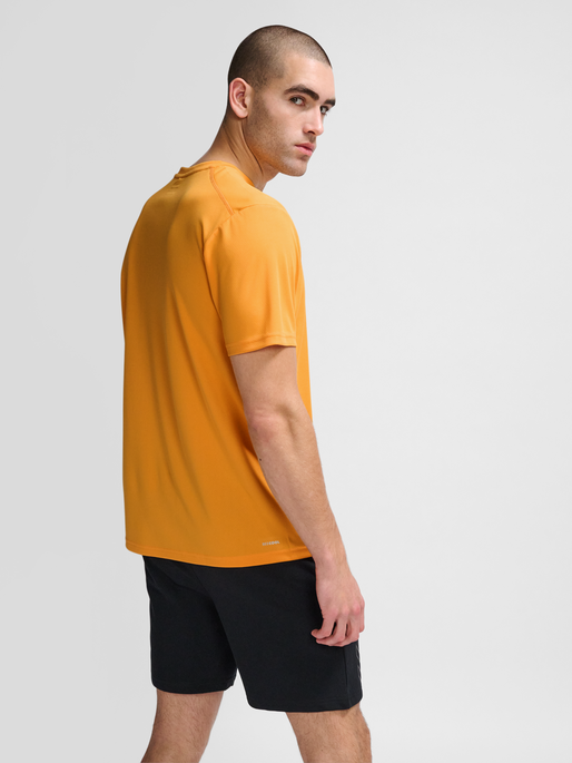 hmlACTIVE PL JERSEY S/S, BLAZING ORANGE, model