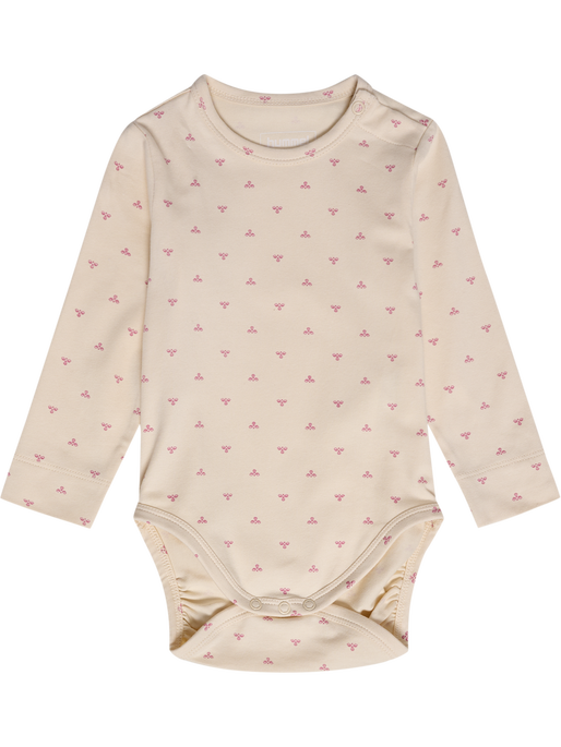 hmlMINI BEE AOP BODY L/S, WHITECAP GRAY, packshot