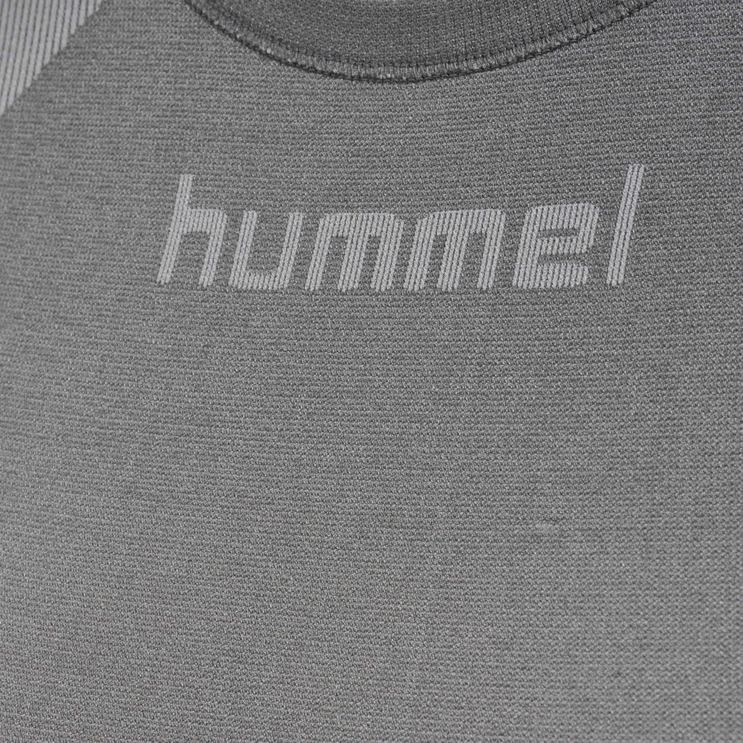 hmlSI SEAMLESS CROPTOP L/S, FROST GRAY, packshot