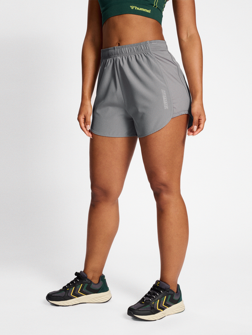 børn spiralformet Matematisk hummel TE VITAL WOVEN SHORTS - SHARKSKIN | hummel.dk