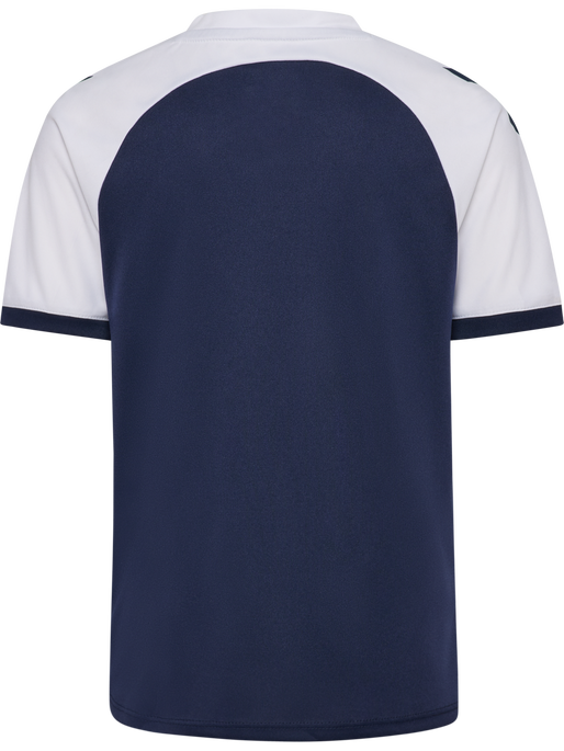 hmlMATCH LEAGUE JERSEY S/S KIDS, MARINE/WHITE hmlMATCH LEAGUE JERSEY S/S KIDS, MARINE/WHITE, packshot