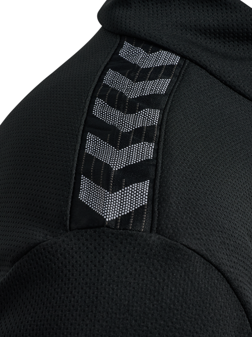 hmlAUTHENTIC PL ZIP JACKET, BLACK, packshot