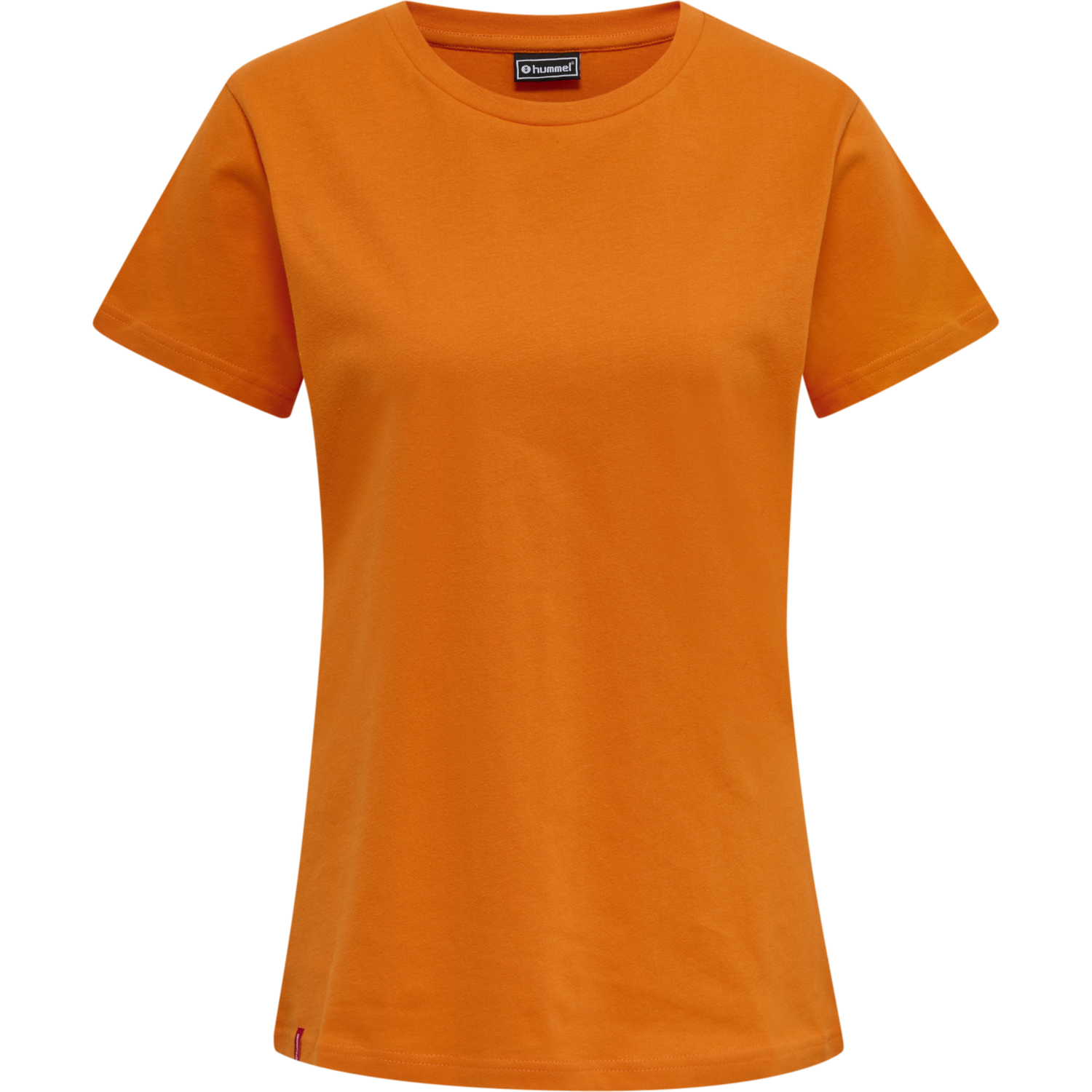 hmlRED HEAVY T-SHIRT S/S WOMAN, ORANGE TIGER, packshot