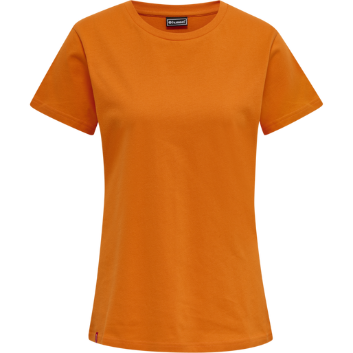 hmlRED HEAVY T-SHIRT S/S WOMAN, ORANGE TIGER, packshot
