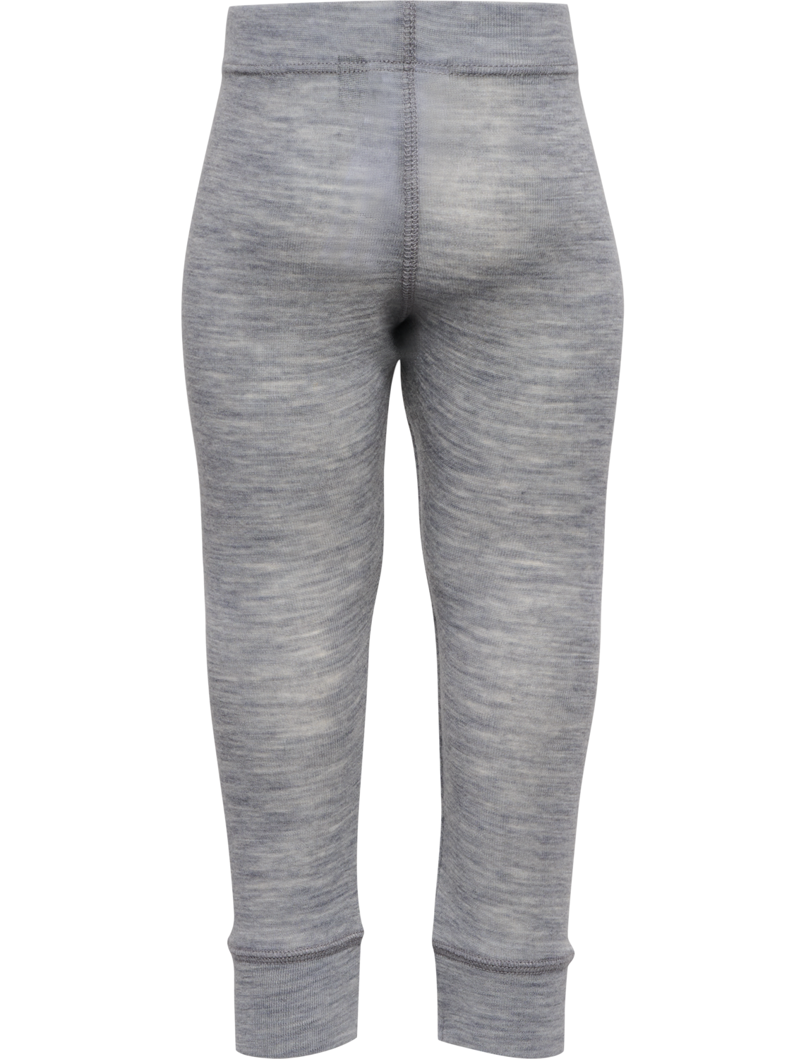 hmlMINI WOOL RIB TIGHTS, GREY MELANGE, packshot