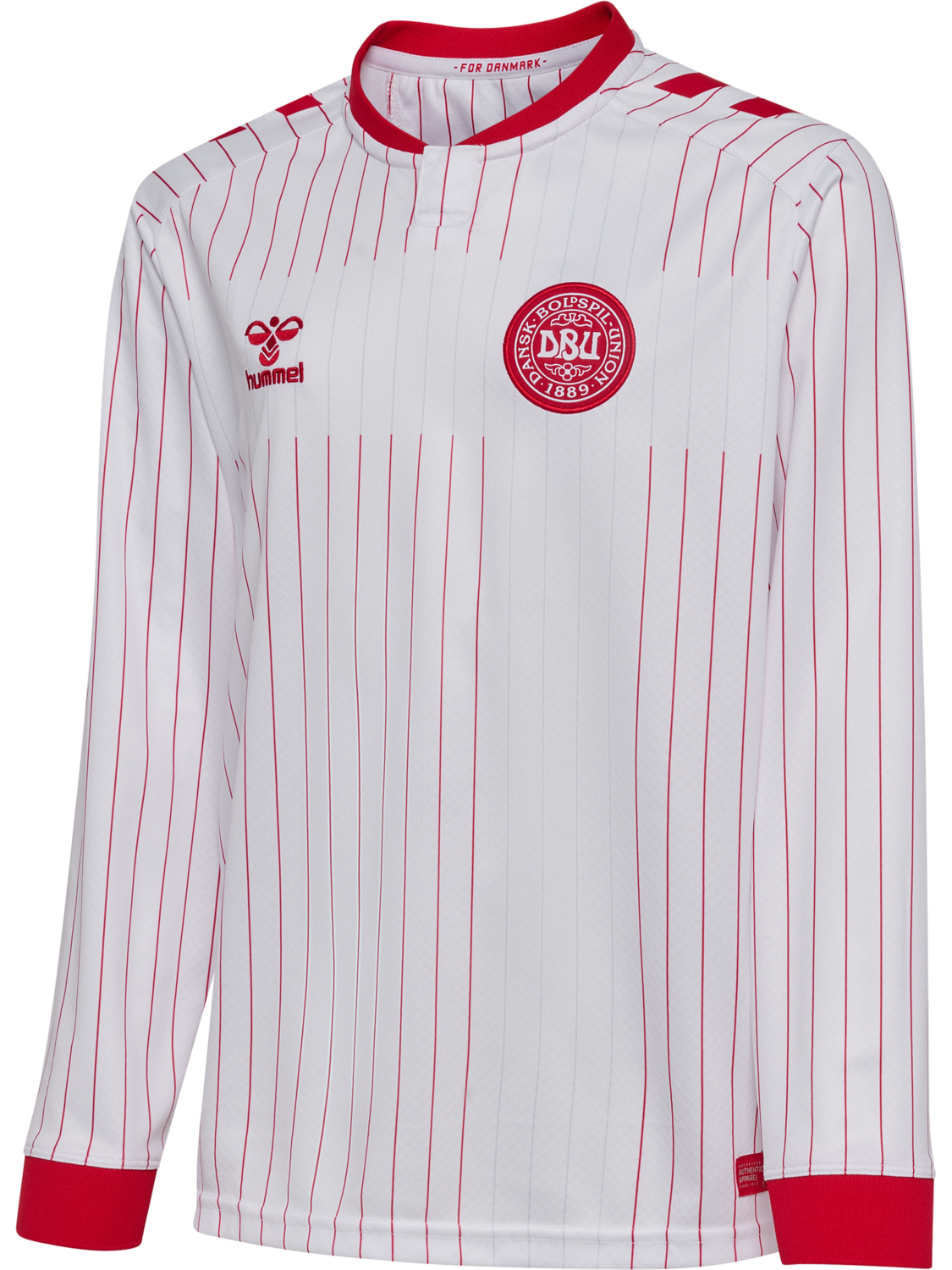DBU 26 AWAY JERSEY L/S KIDS, WHITE, packshot