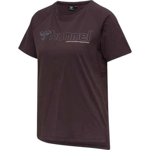 hmlZENIA T-SHIRT S/S, FUDGE, packshot