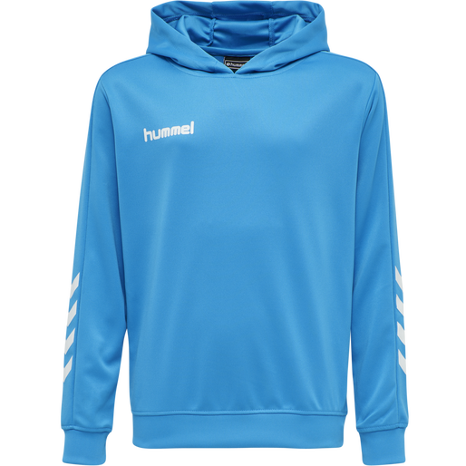 hmlPROMO KIDS POLY HOODIE, DIVA BLUE, packshot