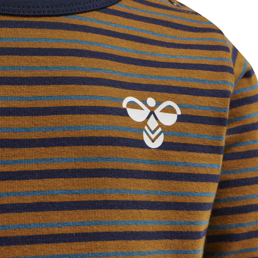 hmlSILVER T-SHIRT L/S, GLAZED GINGER, packshot