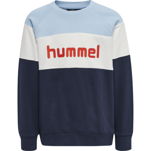 hmlCLAES SWEATSHIRT, AIRY BLUE, packshot