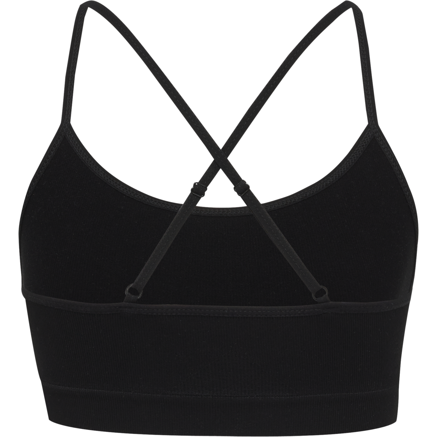 hmlJUNO 3 PACK SEAMLESS BRA, BLACK, packshot