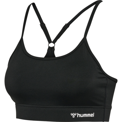 hmlMT CHIPO PADDED SPORTS BRA, BLACK, packshot