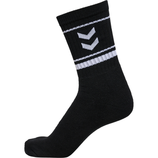 hmlSTRIPE CREW 3-PACK SOCKS, BLACK hmlSTRIPE CREW 3-PACK SOCKS, BLACK, packshot