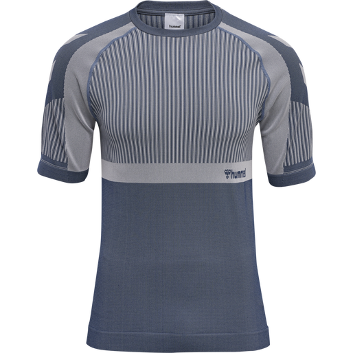 hmlMT UNIT SEAMLESS T-SHIRT, INSIGNIA BLUE/CHATEAU GRAY hmlMT UNIT SEAMLESS T-SHIRT, INSIGNIA BLUE/CHATEAU GRAY, packshot