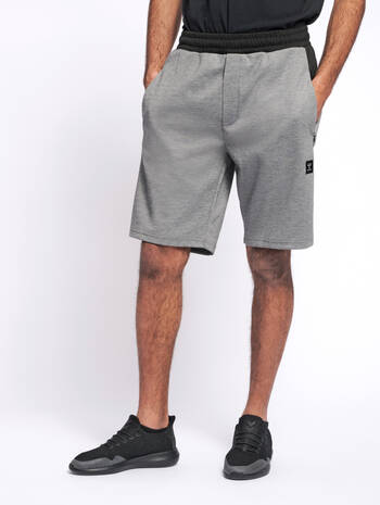 hmlTROPPER SHORTS, GREY MELANGE, model