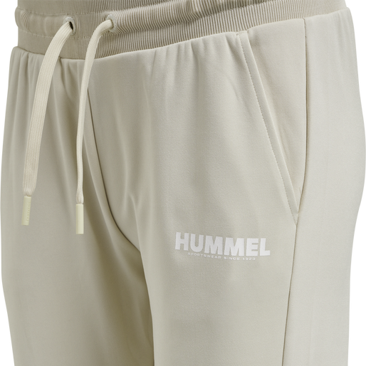 hmlLEGACY POLY WOMAN REGULAR PANTS, PUMICE STONE, packshot