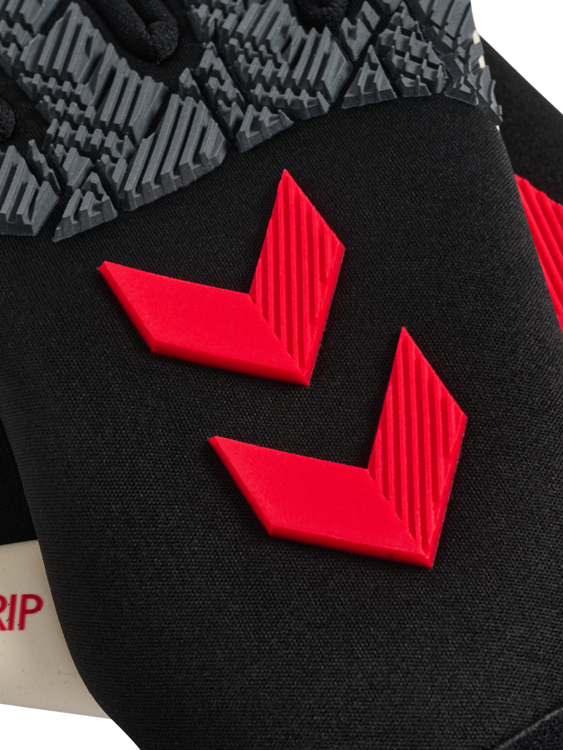 hmlGK GLOVES HYPER GRIP, BLACK/WHITE/RED, packshot