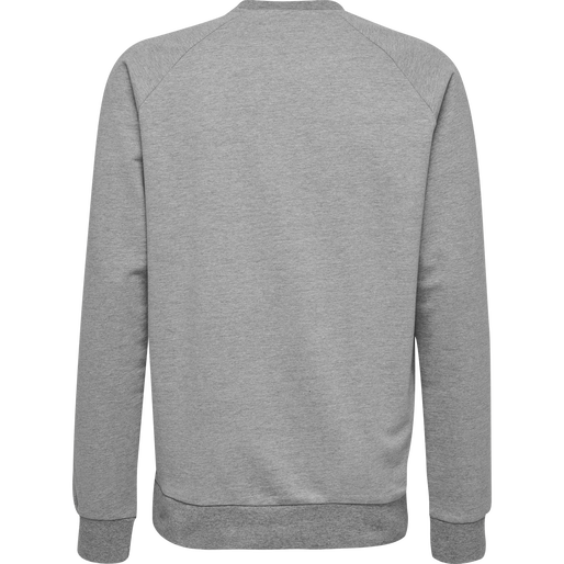 HUMMEL GO KIDS COTTON LOGO SWEATSHIRT, GREY MELANGE, packshot