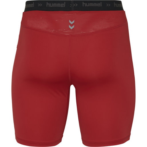 HML FIRST PERFORMANCE TIGHT SHORTS, TRUE RED, packshot