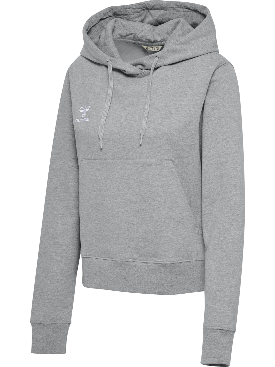 hmlGO 2.0 HOODIE WOMAN, GREY MELANGE, packshot