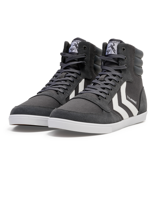 HUMMEL SLIMMER STADIL HIGH, CASTLE ROCK/WHITE KH, packshot