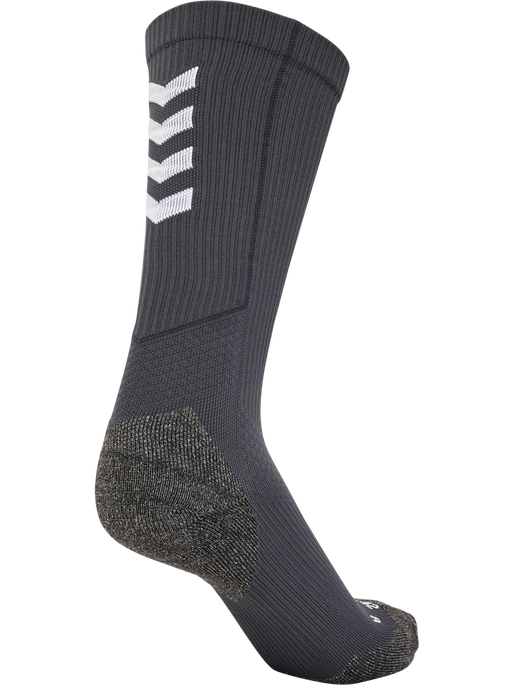 hmlPRO TRAINING SOCKS HIGH, ASPHALT/WHITE hmlPRO TRAINING SOCKS HIGH, ASPHALT/WHITE, packshot