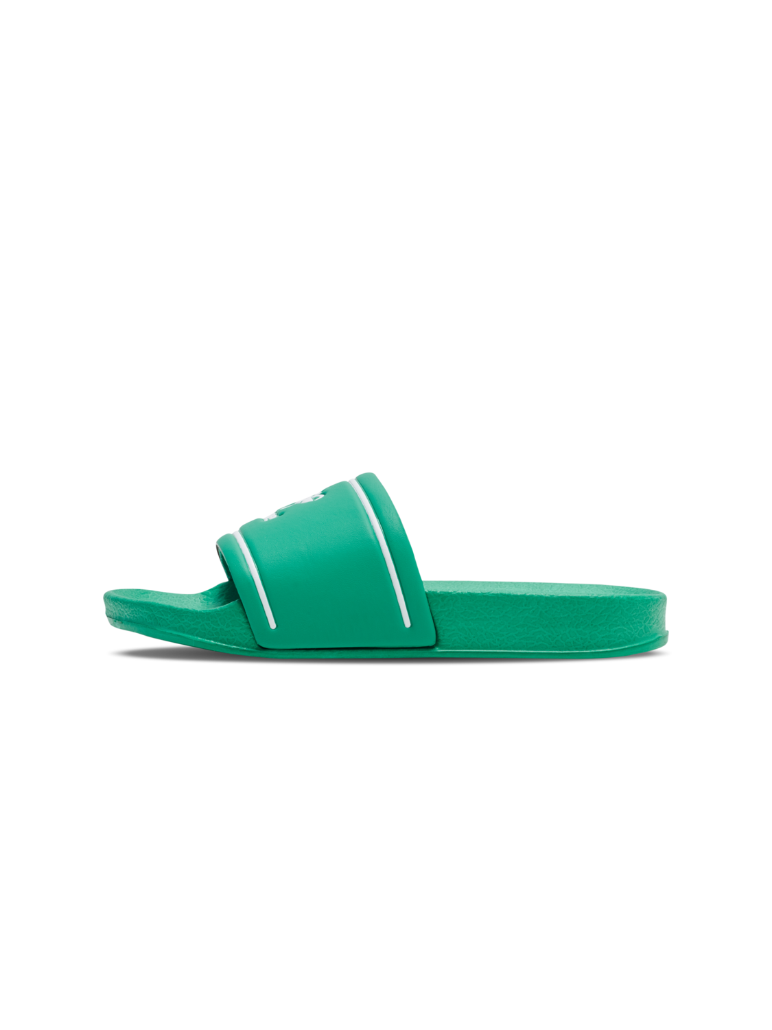 POOL SLIDE JR , GREEN/WHITE, packshot