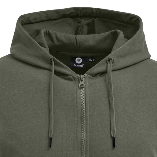hmlLEGACY ZIP HOODIE, BEETLE, packshot