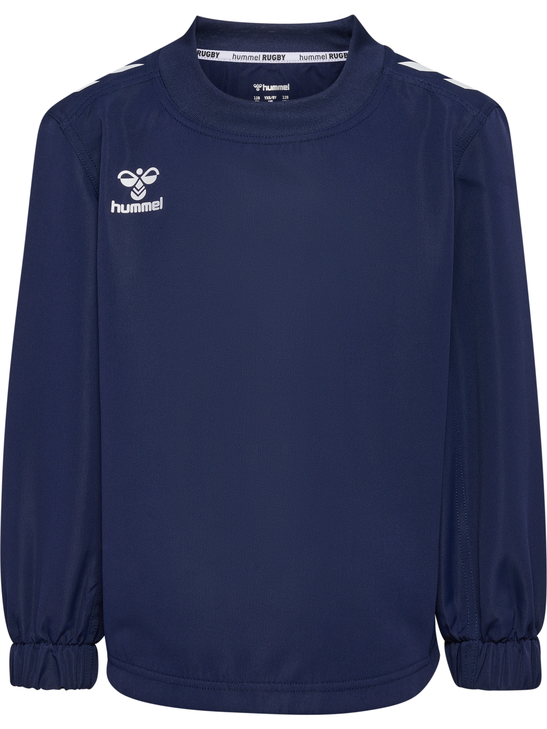 hmlRUGBY CONTACT TOP L/S KIDS, MARINE, packshot