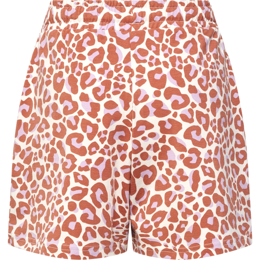 hmlJUMPY AOP SHORTS, COPPER BROWN, packshot