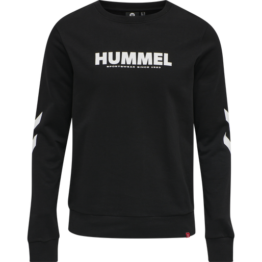 hmlLEGACY SWEATSHIRT PLUS, BLACK, packshot