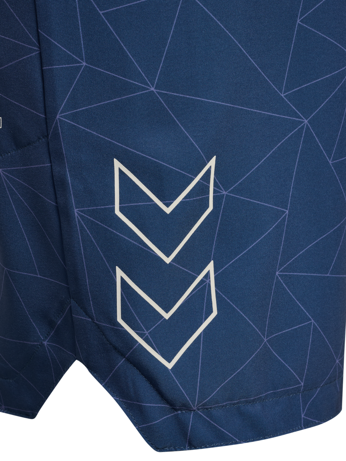 hmlCOURT AOP POCKET SHORTS, INSIGNIA BLUE, packshot