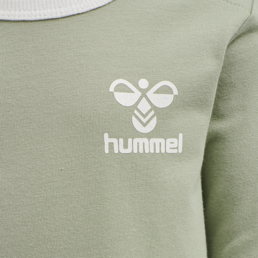 hmlMAUI T-SHIRT L/S, DESERT SAGE, packshot