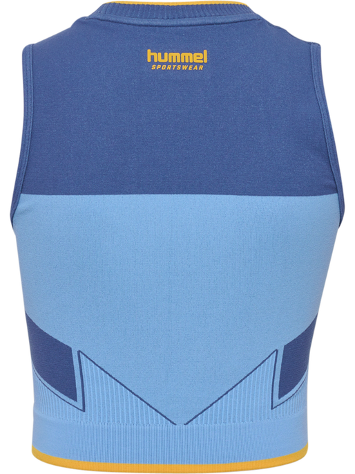hmlSEAMLESS TOP, LICHEN BLUE hmlSEAMLESS TOP, LICHEN BLUE, packshot