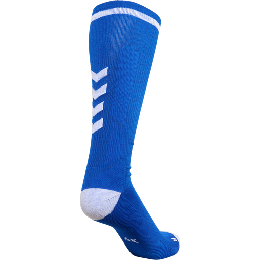 ELITE INDOOR SOCK HIGH, TRUE BLUE/WHITE, packshot