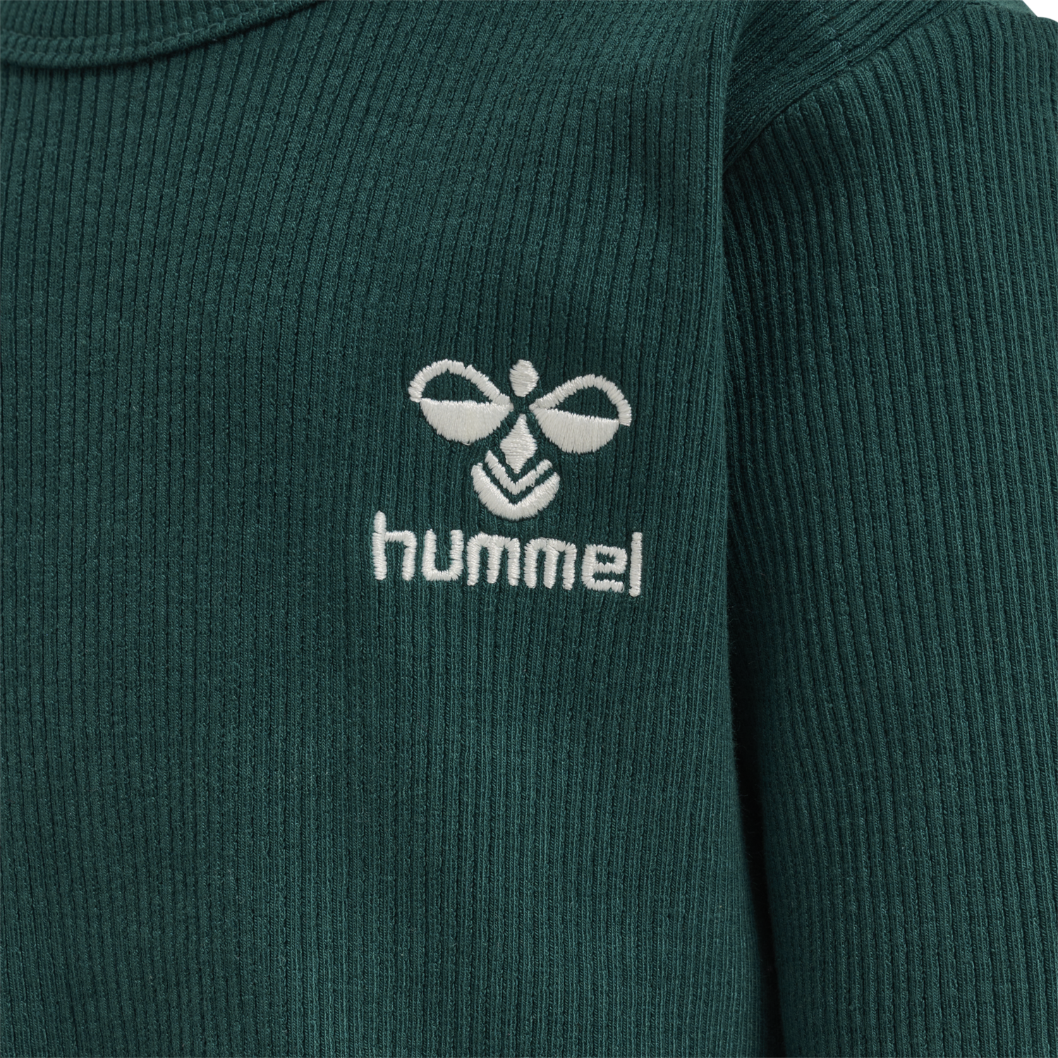 hmlSAMI T-SHIRT L/S, DEEP TEAL, packshot