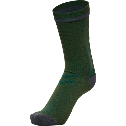 ELITE INDOOR SOCK LOW PA, OLIVE NIGHT, packshot