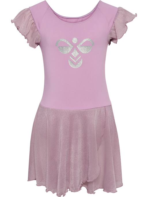 hmlJR MIX GLITTER DRESS, LAVENDER MIST, packshot