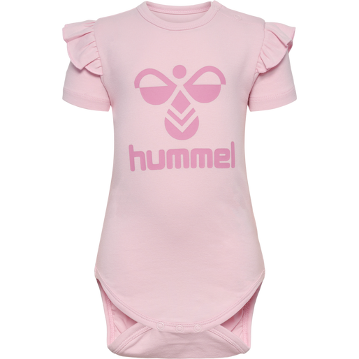 hmlDREAM RUFFLE BODY S/S, PARFAIT PINK, packshot