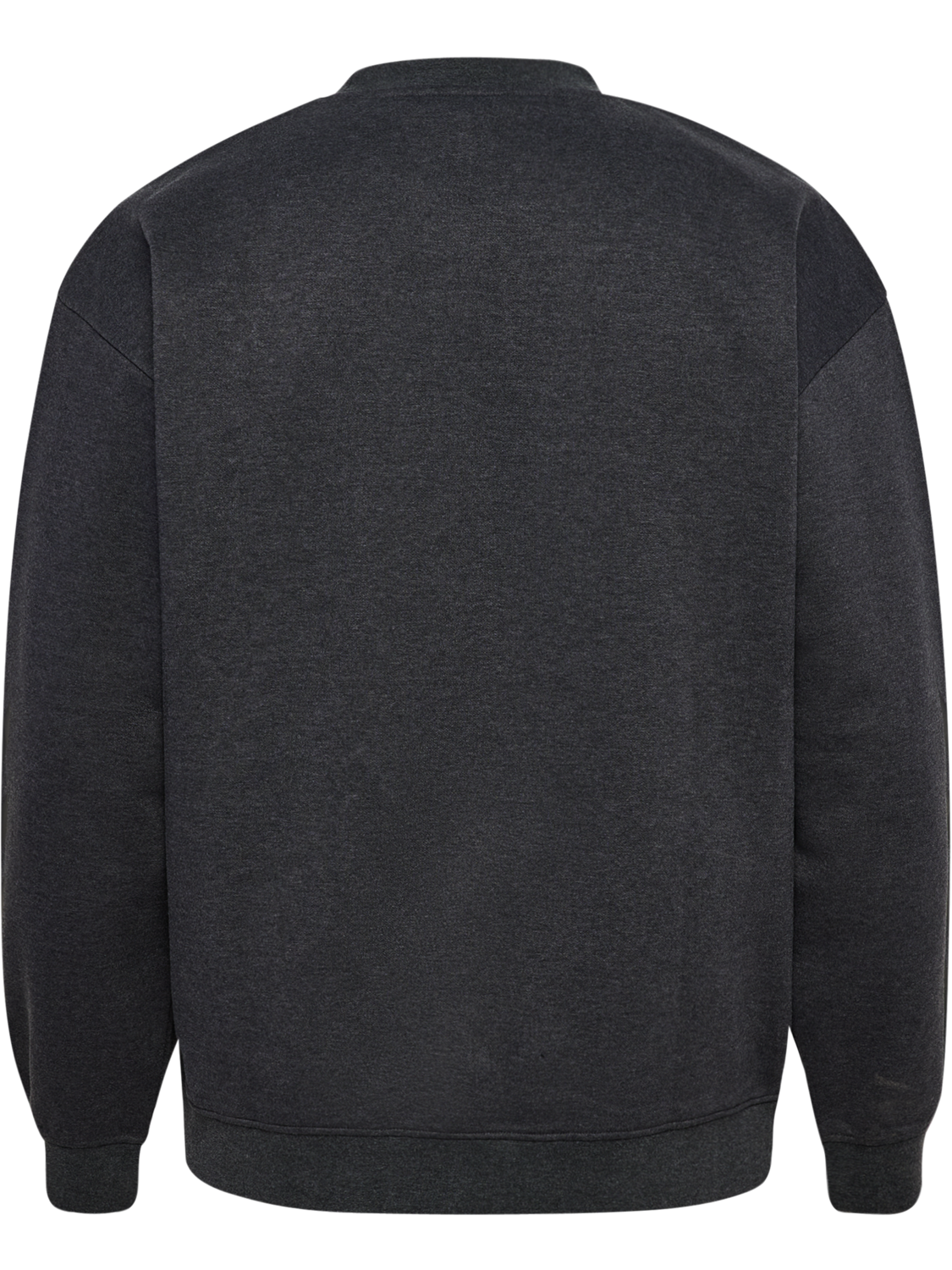 hmlCHEVRON ATHLETIC SWEATSHIRT, DARK GREY MELANGE, packshot