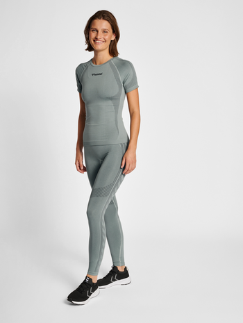 hmlSHAPING SEAMLESS MW TIGHTS, CHINOIS GREEN, model
