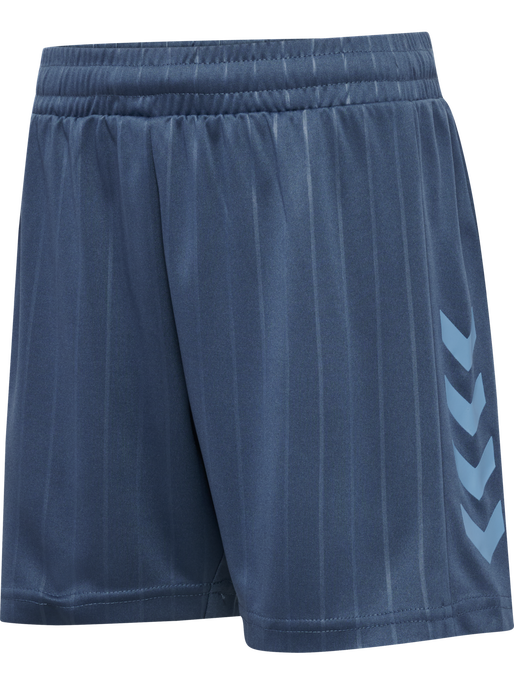 hmlJR GOAL STRIPE SHORTS, BERING SEA hmlJR GOAL STRIPE SHORTS, BERING SEA, packshot